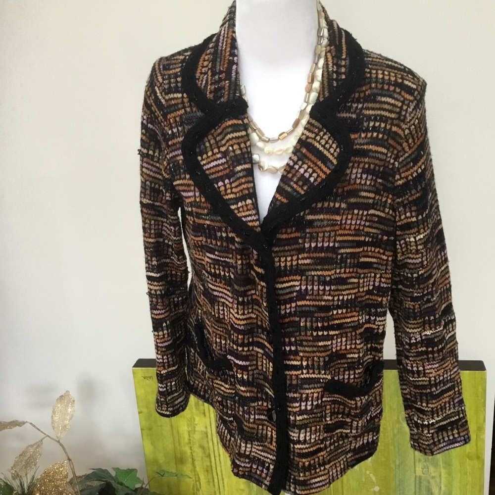 Misook sweater jacket. - Picture 3 of 4